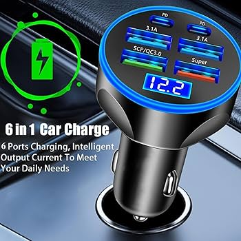 Buvrs™  6 in 1 - 100watt  Car Charger Phone (Fast Charging)